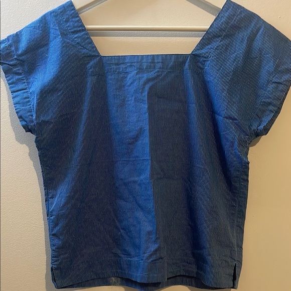 Madewell Blue Women's Top - Picture 5 of 7